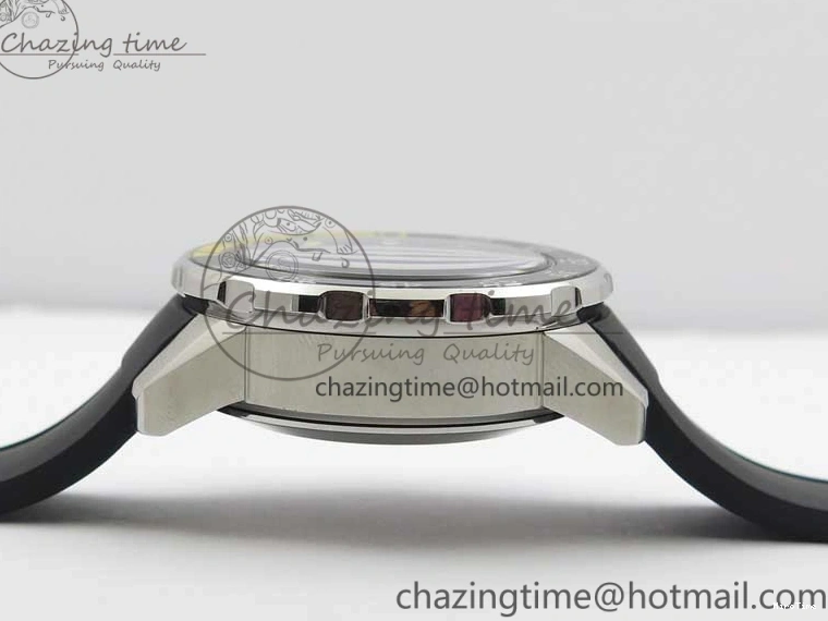 MIROTIME 0117 Aquatimer Chrono IW376702 SS BLS 1:1 Best Edition Black Dial on Black Rubber Strap A WellDesigned 7105